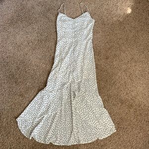 Black/White Polkadot Sundress